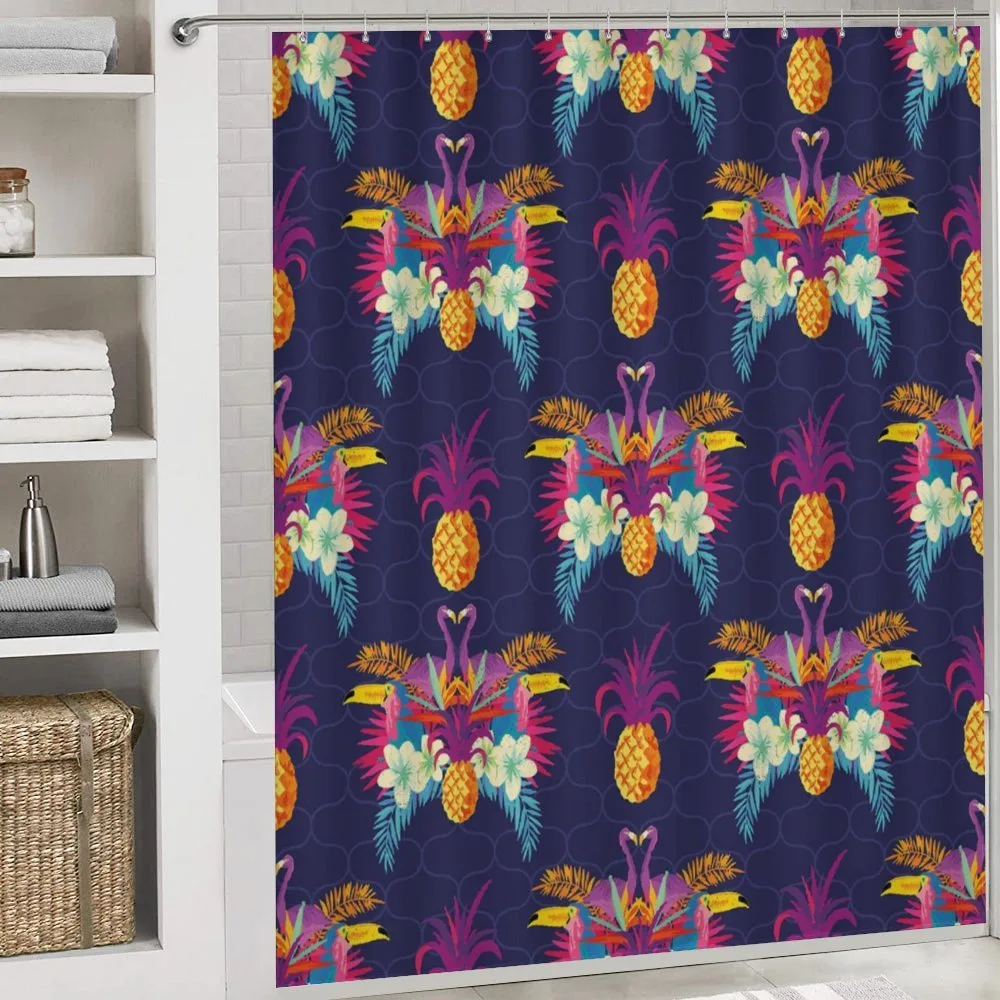Vivid Flowers Pineapples — Detail 4