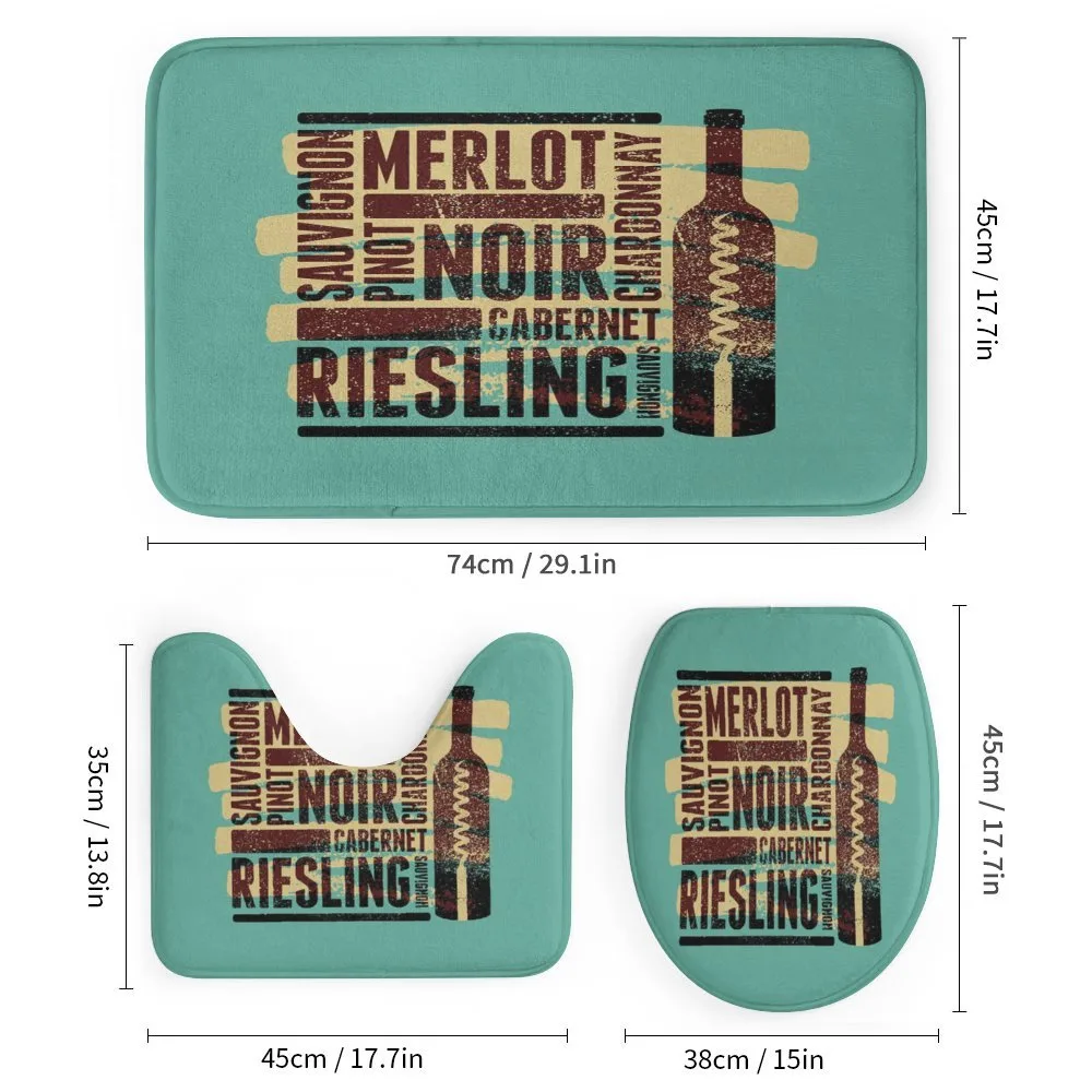 Wine Grapes Types Bottle — Detail 1