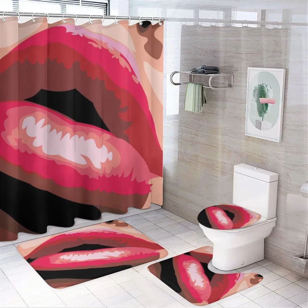 Woman Red Lips Charming Mouth — Your design