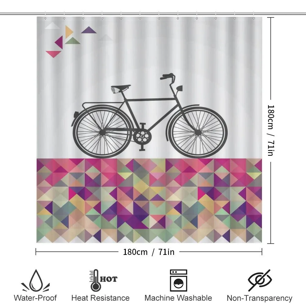 Bike over Color Mosaic — Detail 2