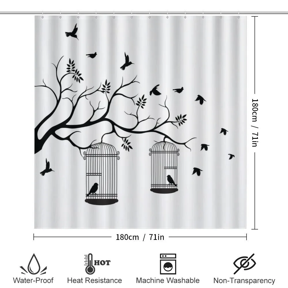 Birds Flying to Cages — Detail 2