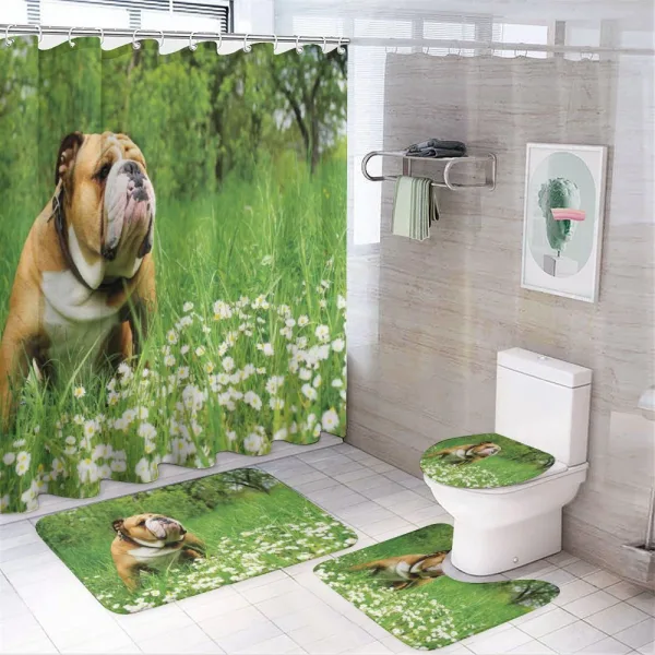 Blossom Daisies on a shower curtain