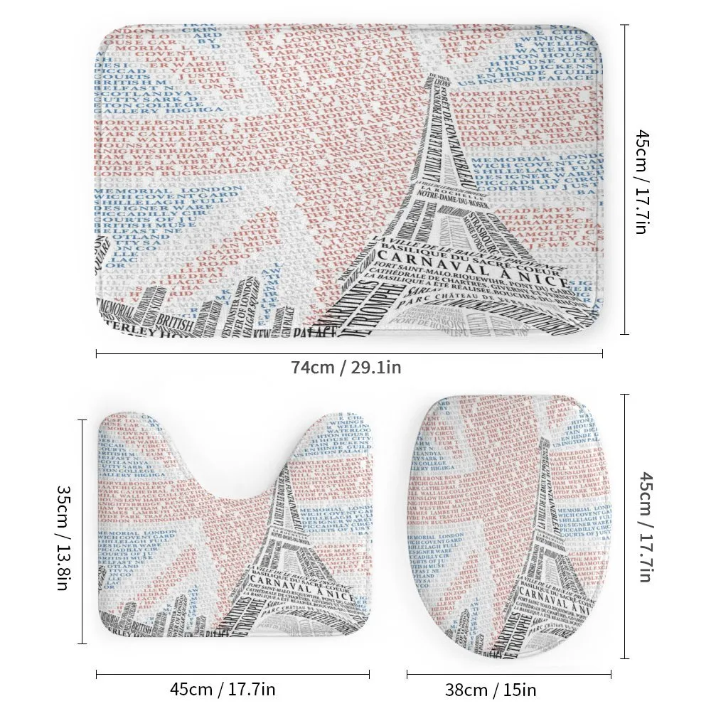 Eiffel Tower on Union Jack — Detail 1
