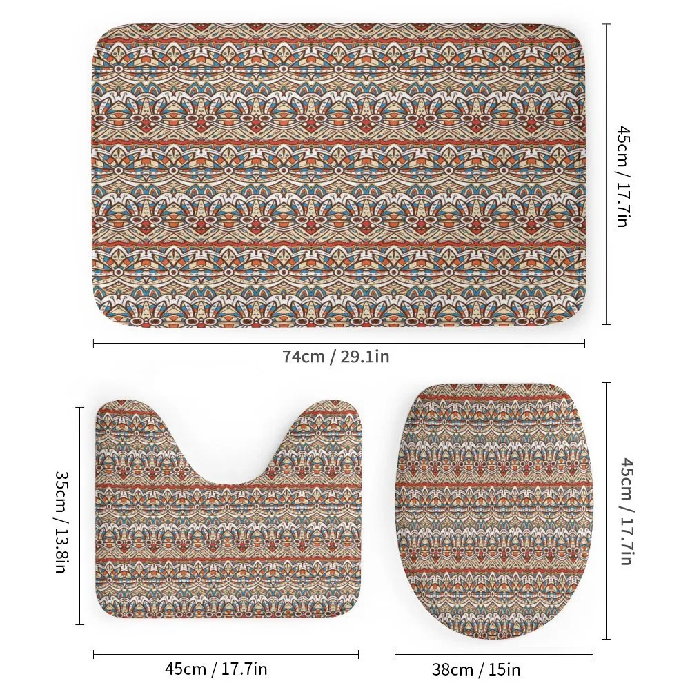 Floral Aztec Pattern — Detail 1