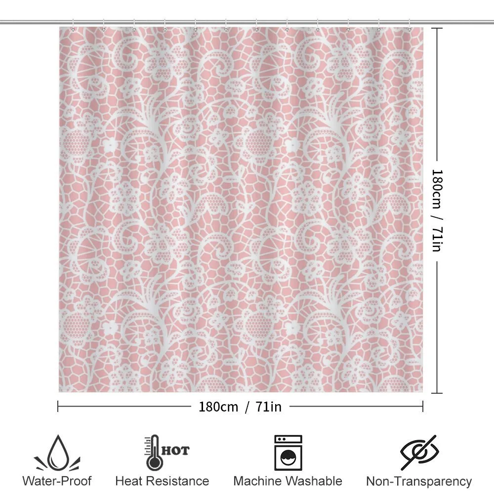 Floral Hexagon Lace Grids — Detail 2