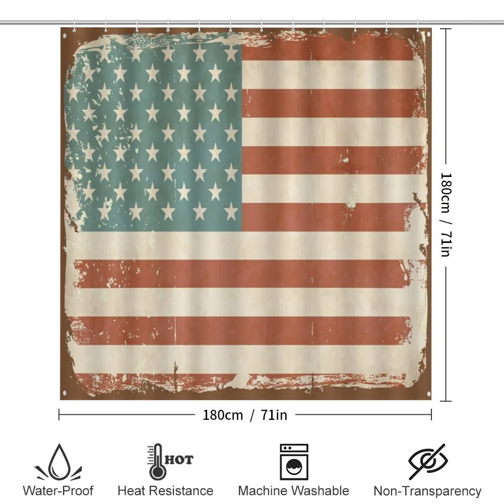 Grunge US Flag — Detail 2