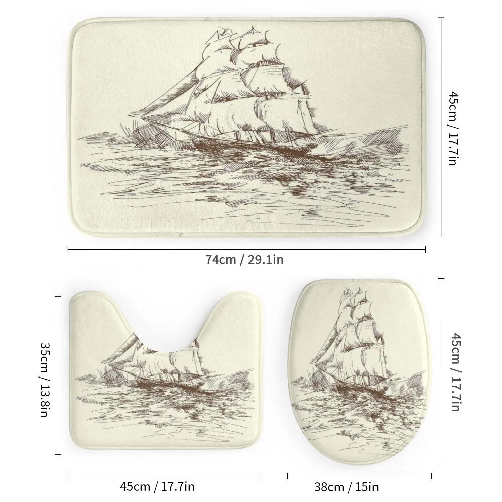 Hand Drawn Ship — Detail 1