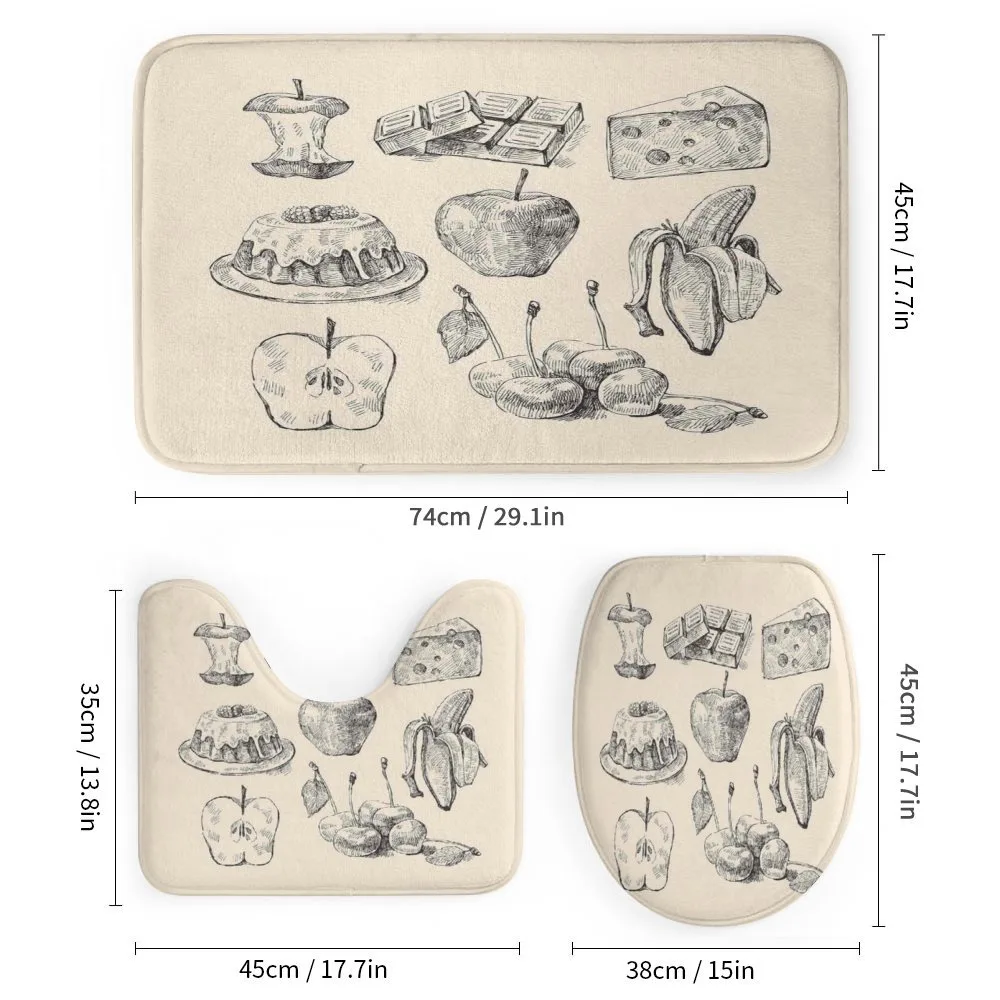 Hand-Drawn Sketch Meals — Detail 1