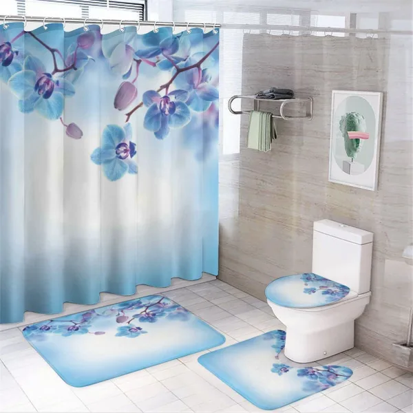 Orchids Nature on a shower curtain
