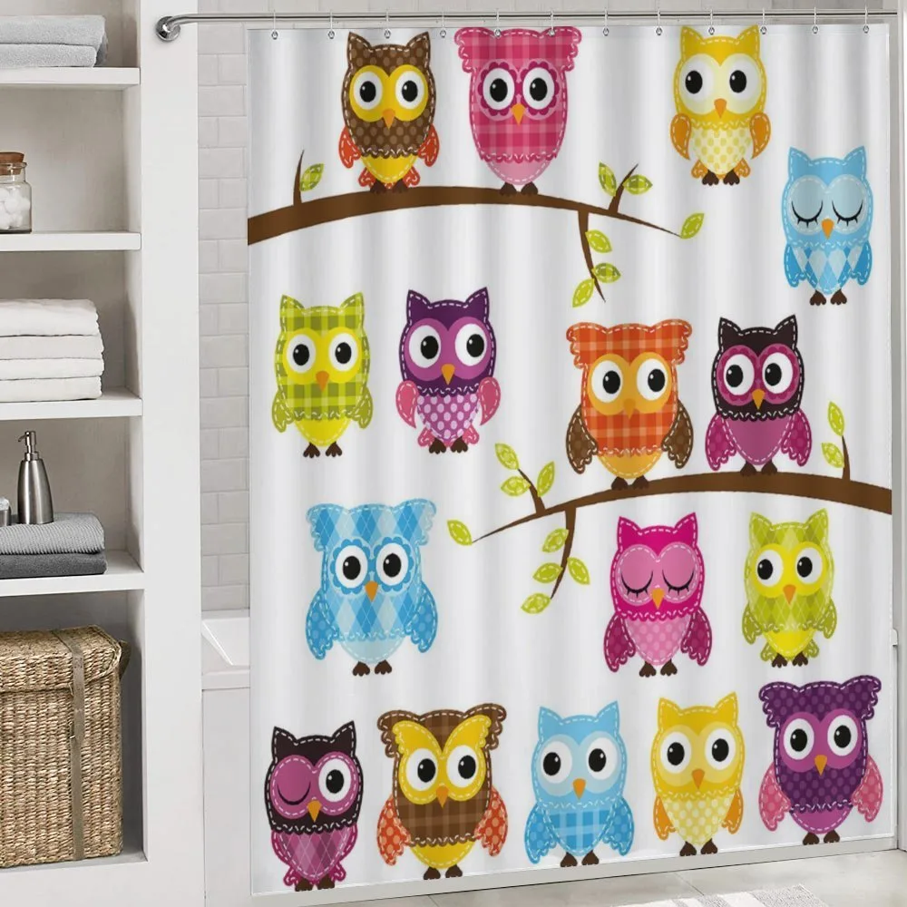 Patchwork Style Owls — Detail 4