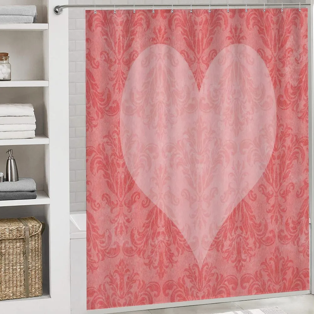 Pink Heart Damask — Detail 4