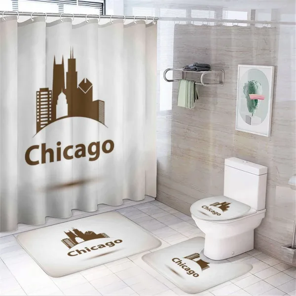 Urban Retro on a shower curtain