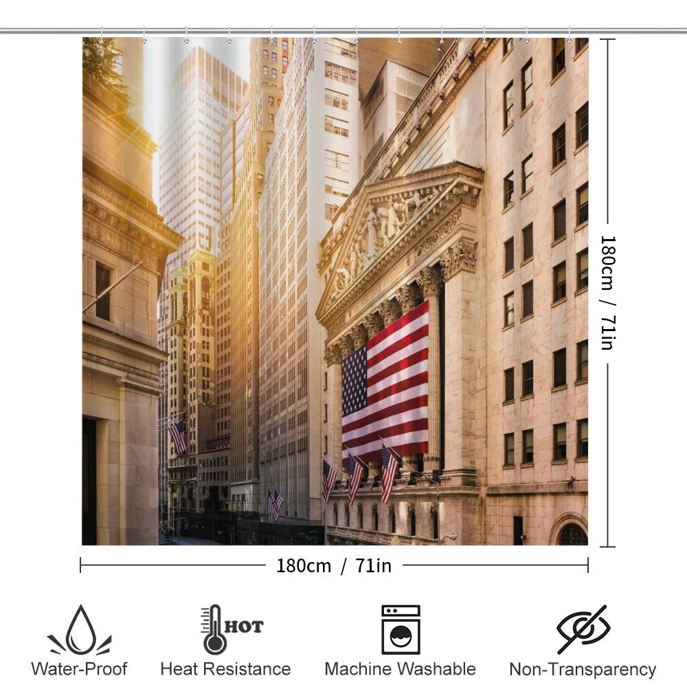 Wall Street Flags — Detail 2