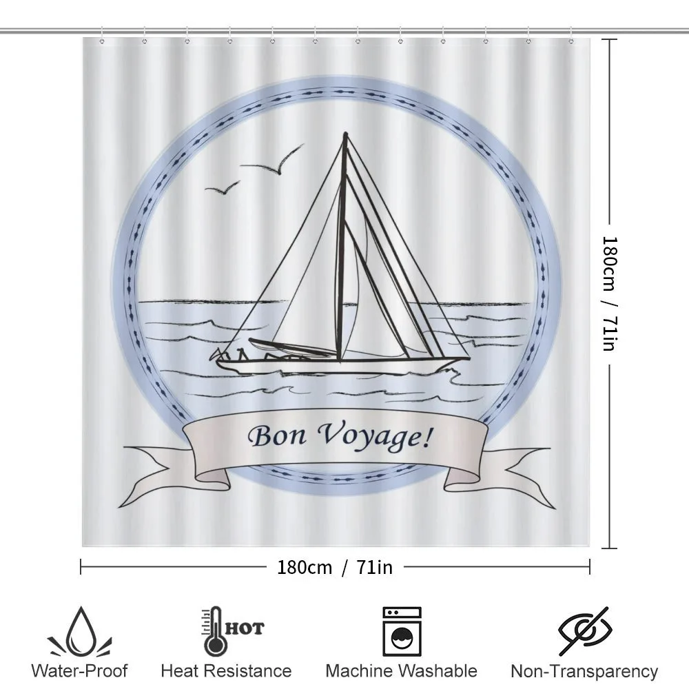 Yatch in Ocean — Detail 2