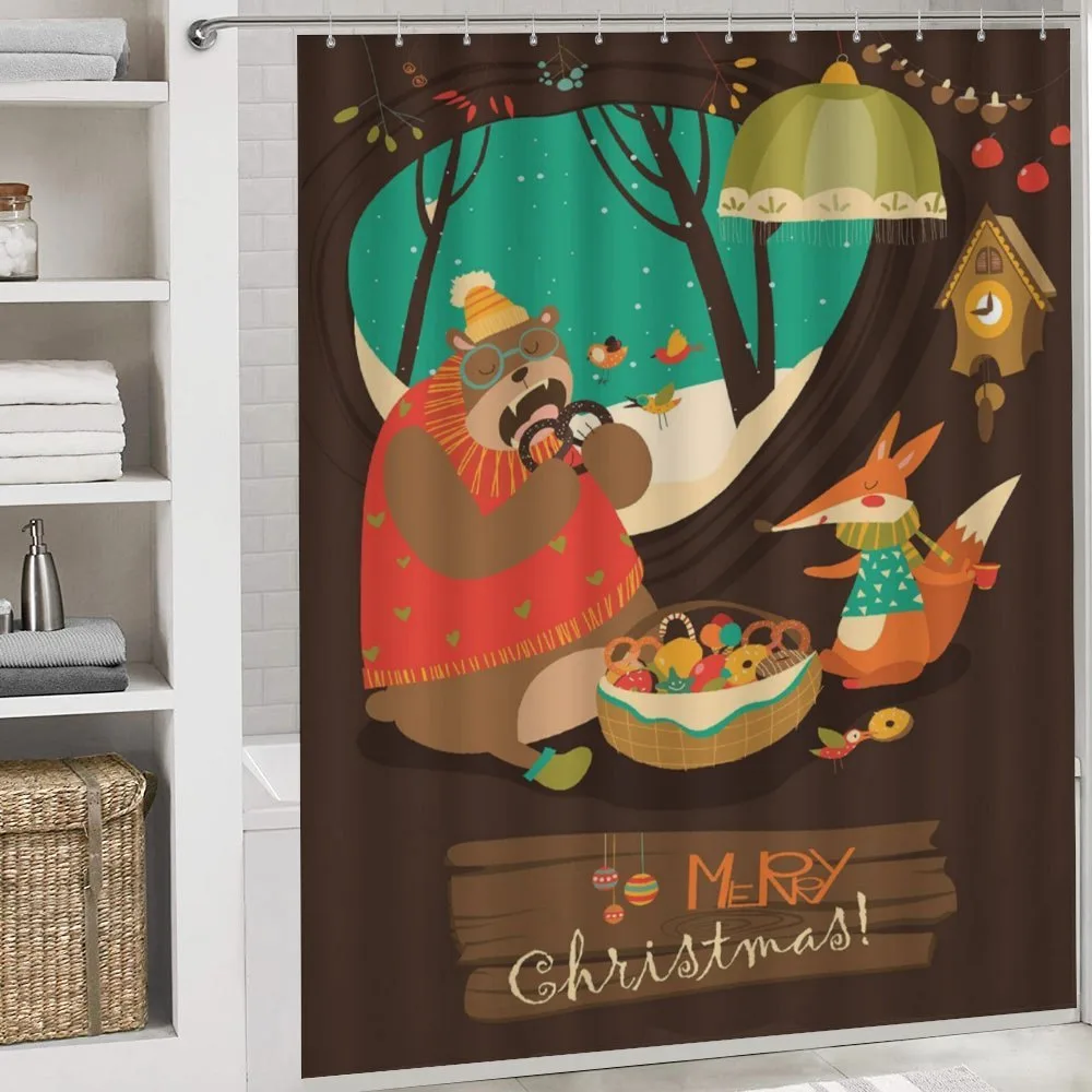 Bear and Fox Xmas — Detail 4