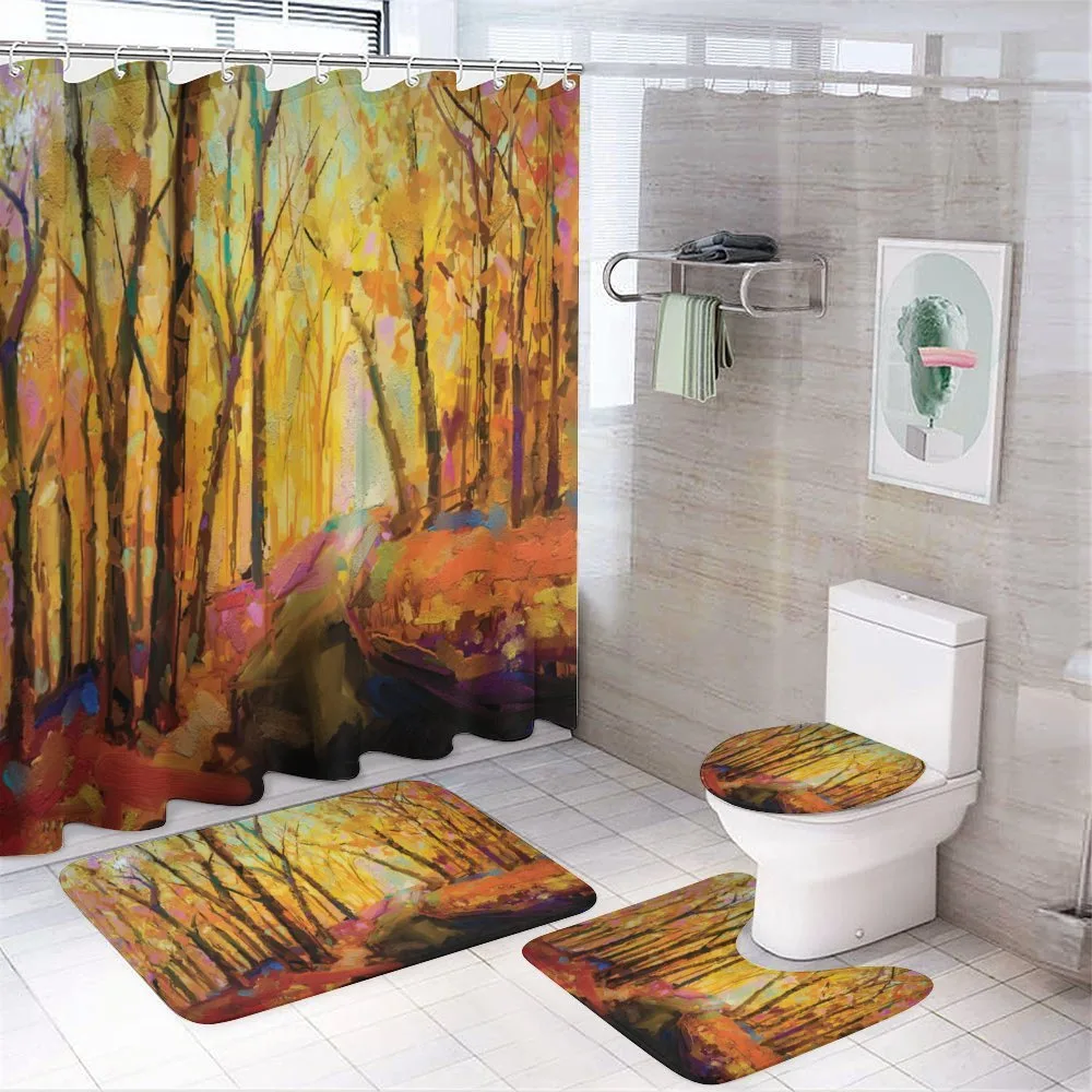 Fall Time Forest Scenery — Your design