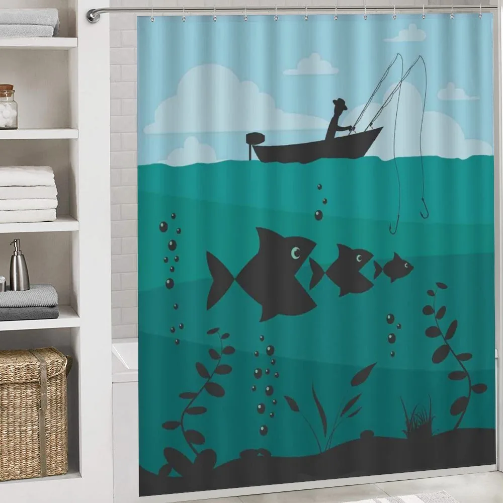 Fishing on Boat Nautical — Detail 4