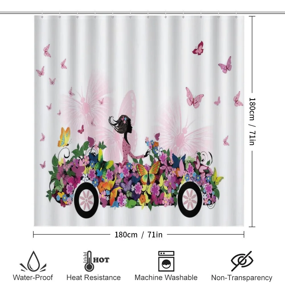 Floral Car Butterflies — Detail 2