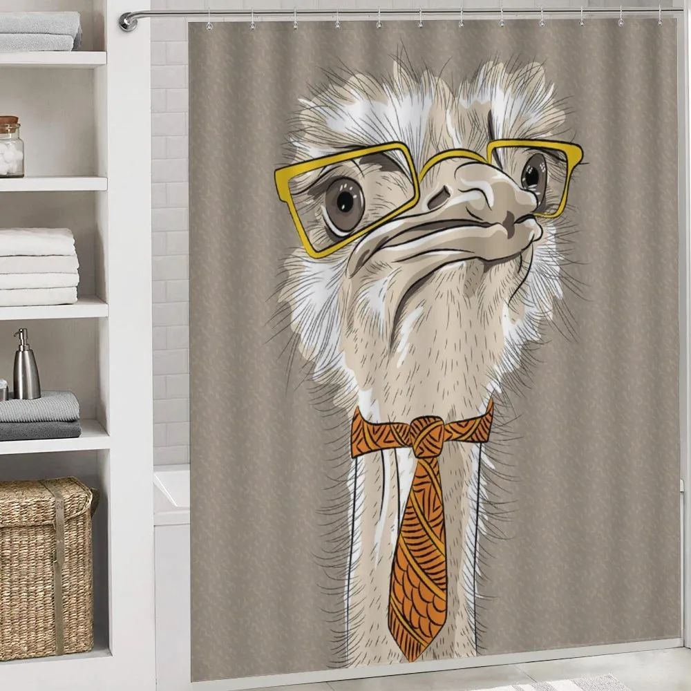 Funny Hipster Ostrich — Detail 4