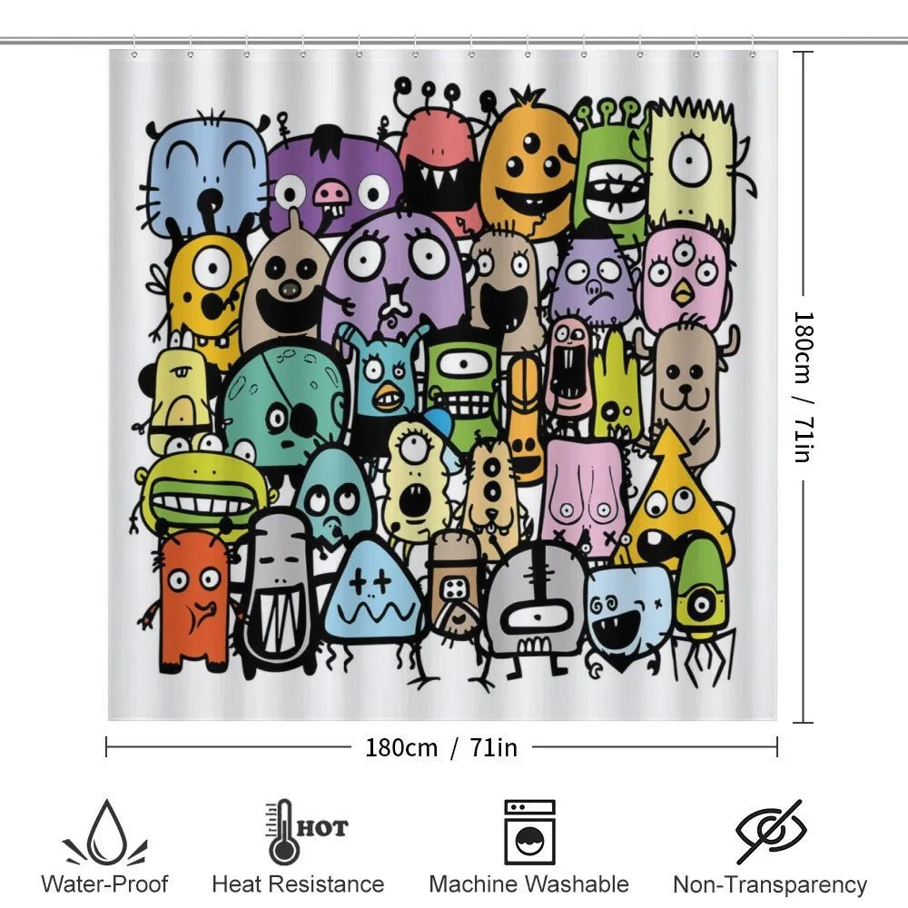 Monster Friends Family Doodle — Detail 2