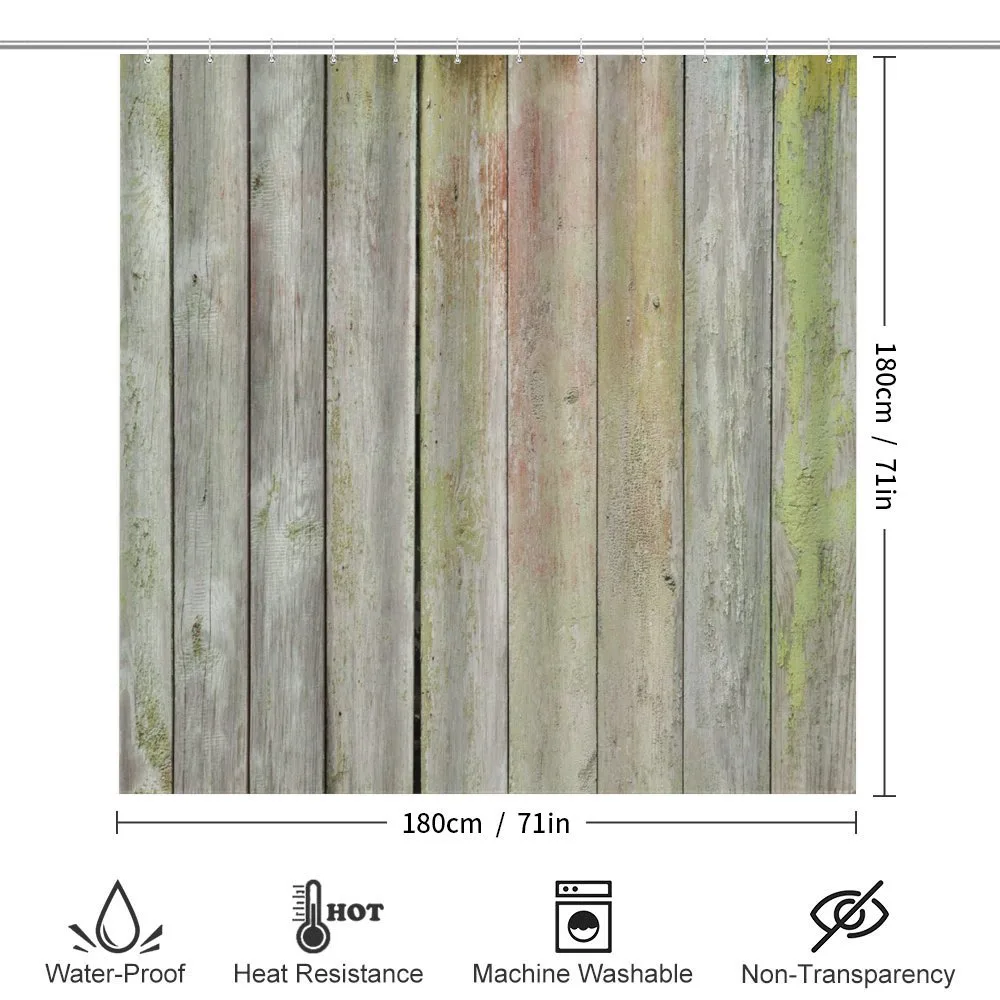 Old Rural Grungy Wooden Fence — Detail 2