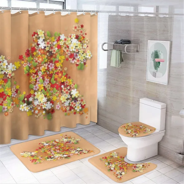 Summer Sale Banner Art on a shower curtain