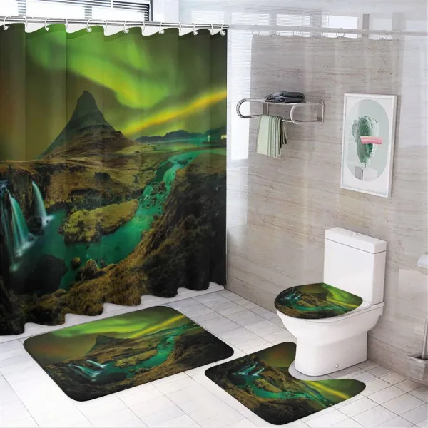 Waterfall Creek on a shower curtain