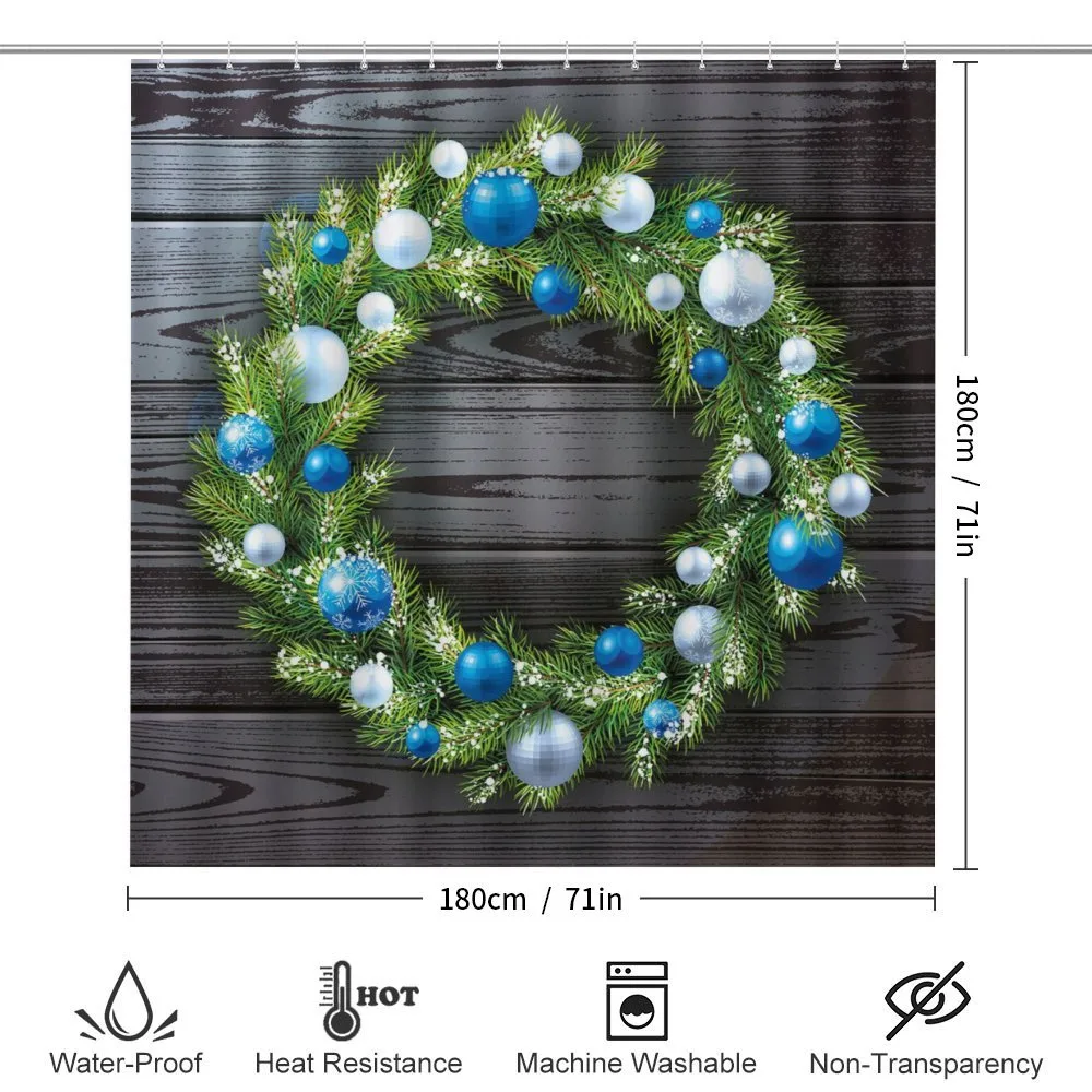 Blue Tone Balls Garland — Detail 2