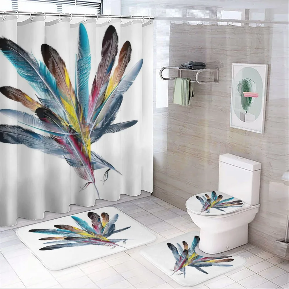 Colorful Feathers Old Pen — Your design