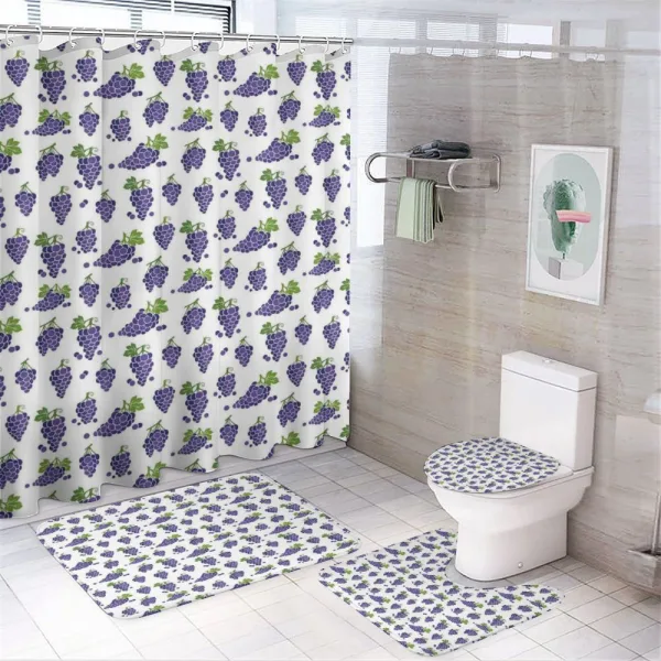 Fruit Yummy Design on a shower curtain
