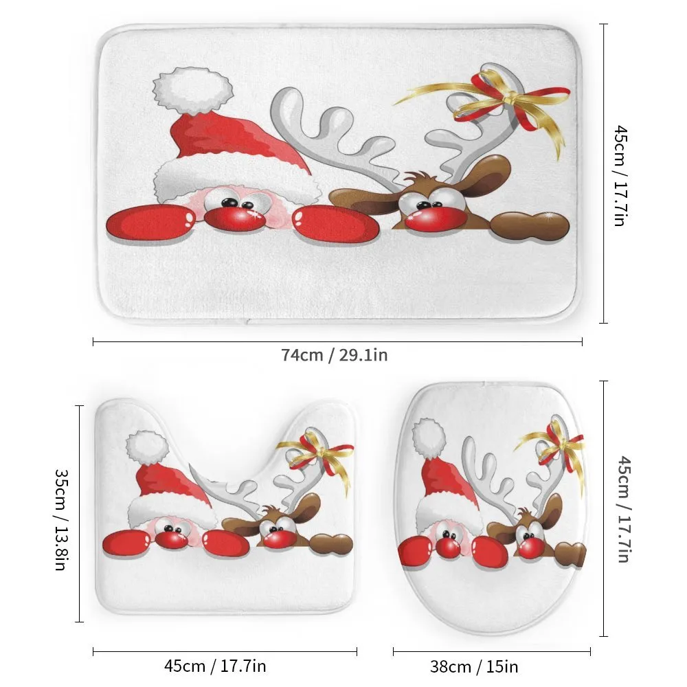 Funny Santa Reindeer — Detail 1