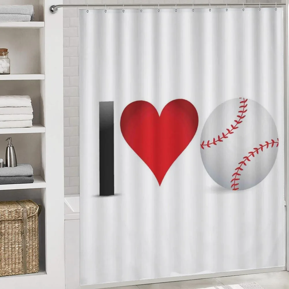 I Love Baseball Heart — Detail 4