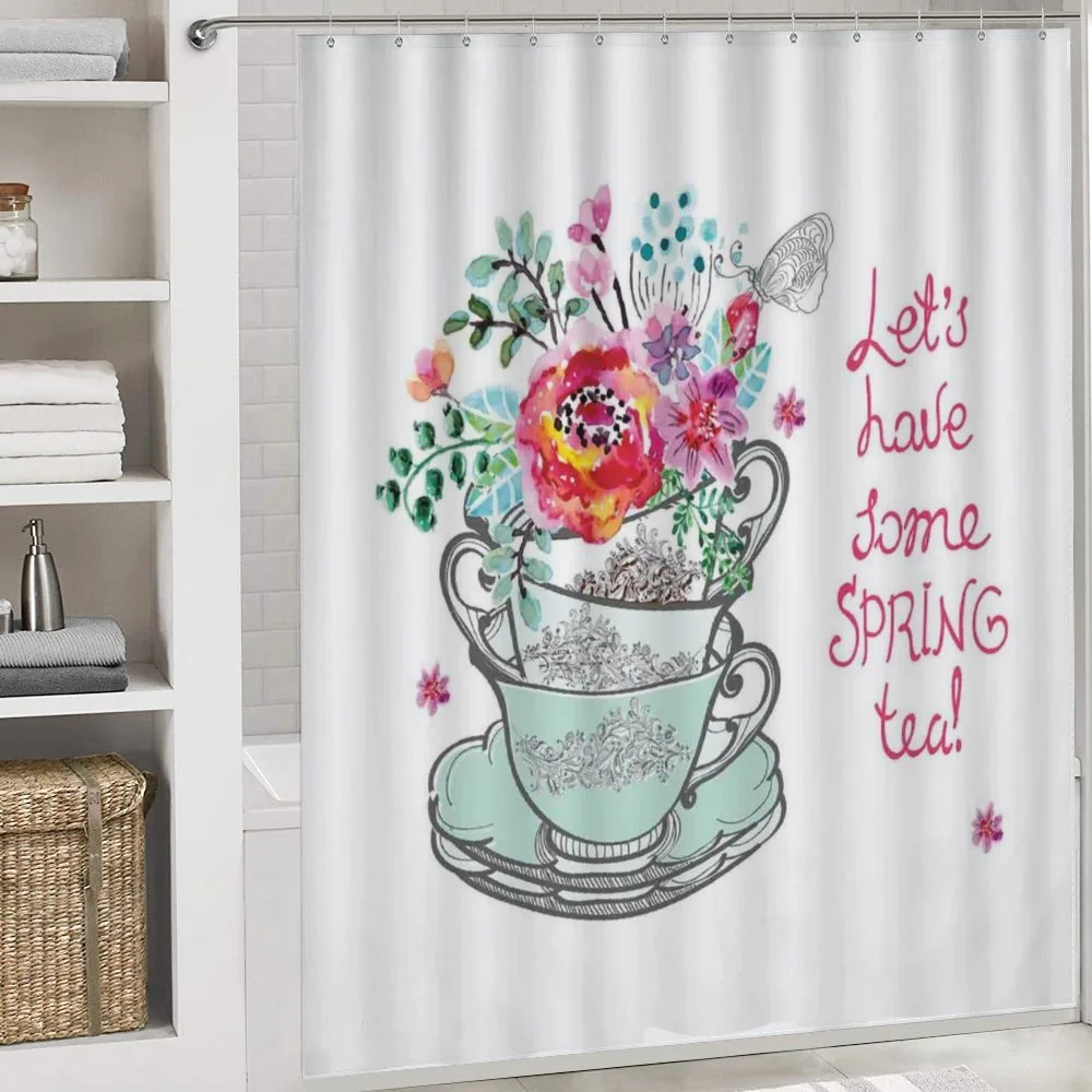 Lets Have Some Spring Tea Text — Detail 4