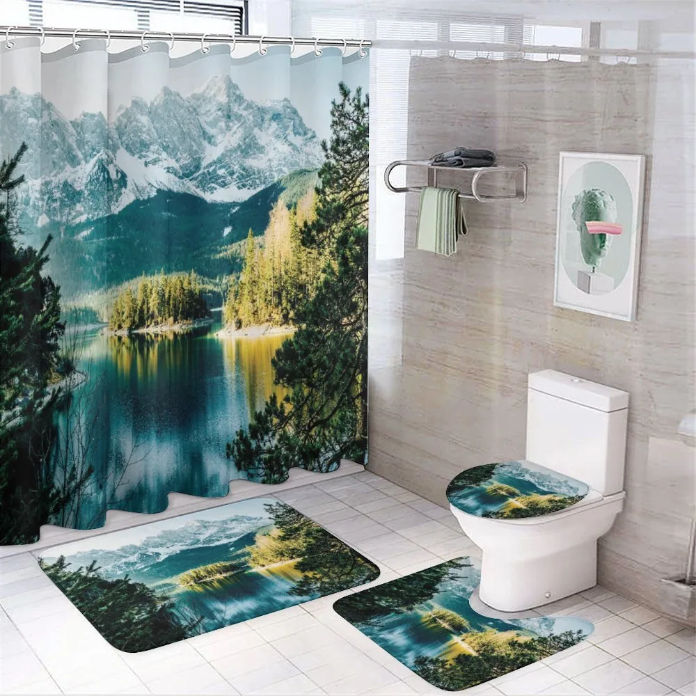 Mountain Frozen Lake — Your design