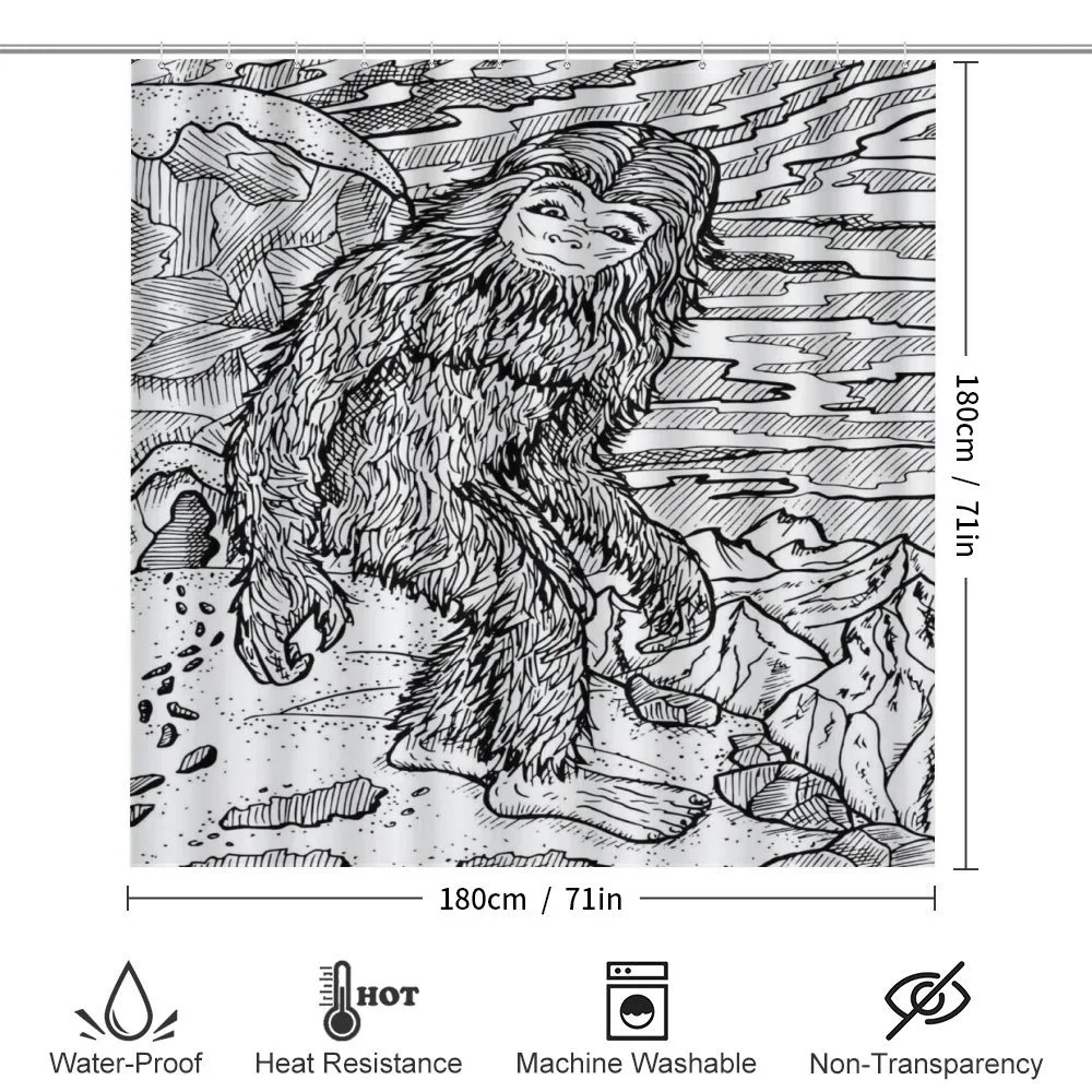 Mythical Yeti Creature — Detail 2