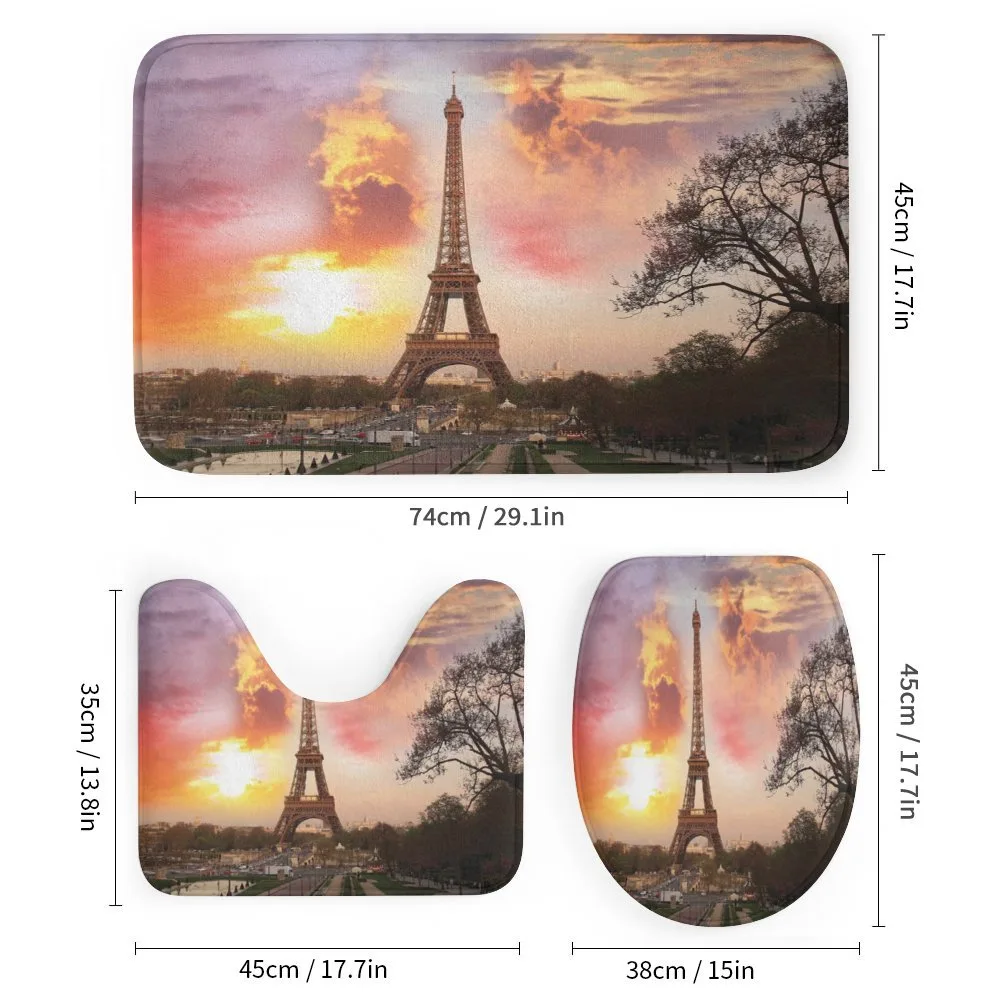 Parisian Cityscape at Sunset — Detail 1