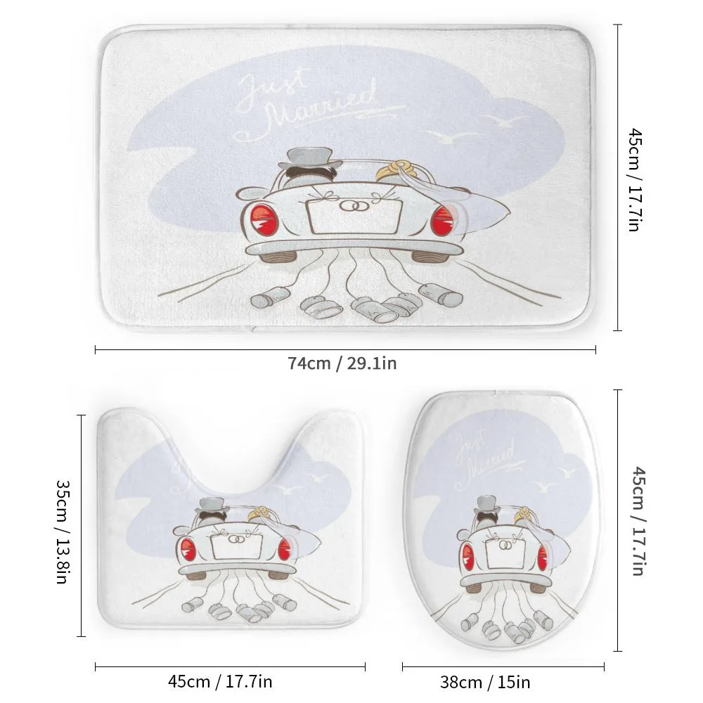 Retro Married Couple Car — Detail 1