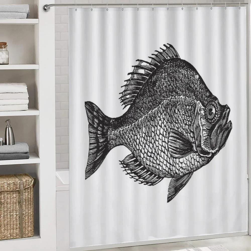 Rock Bass Black and White — Detail 4
