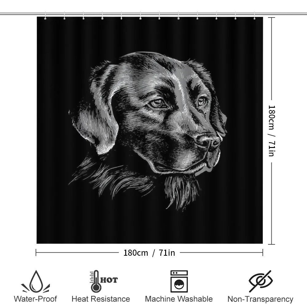 Sketch Art Retriever Puppy — Detail 2
