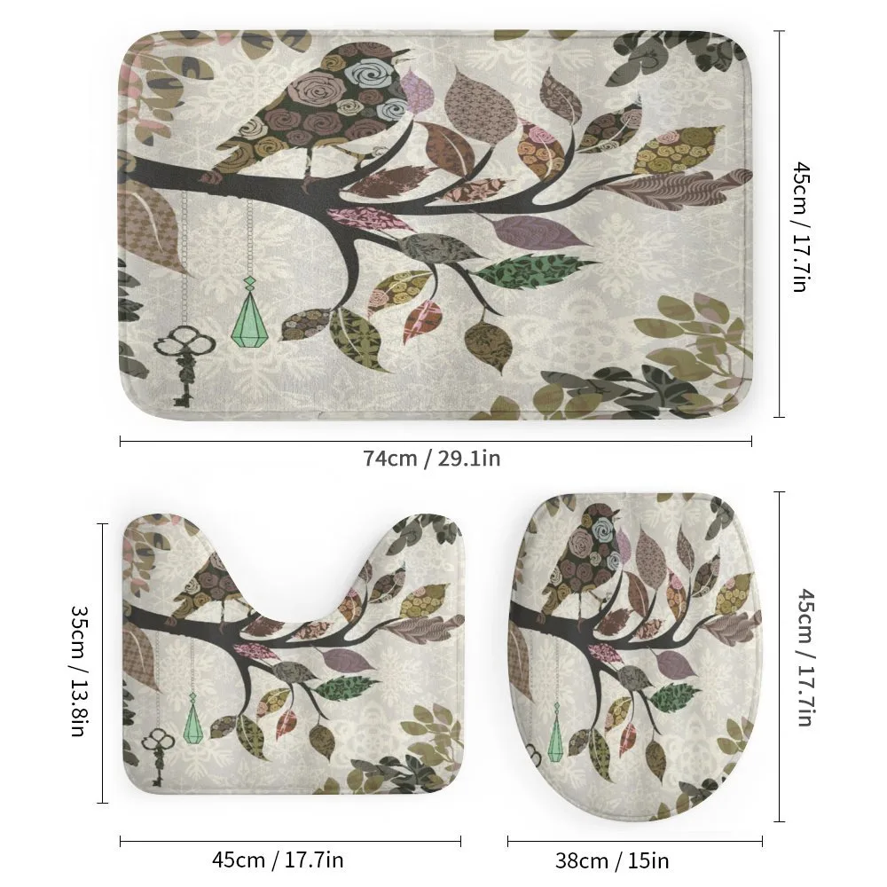 Spring Floral Birds French — Detail 1
