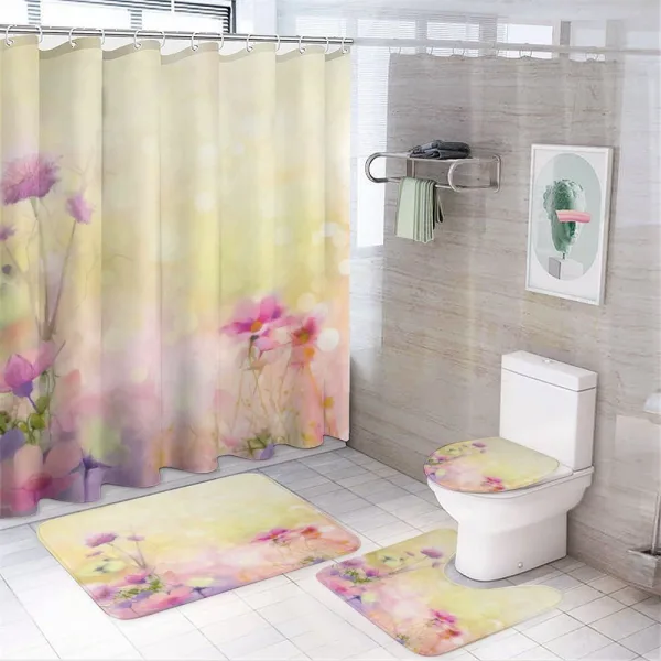 Vintage Magnolia Blooms on a shower curtain