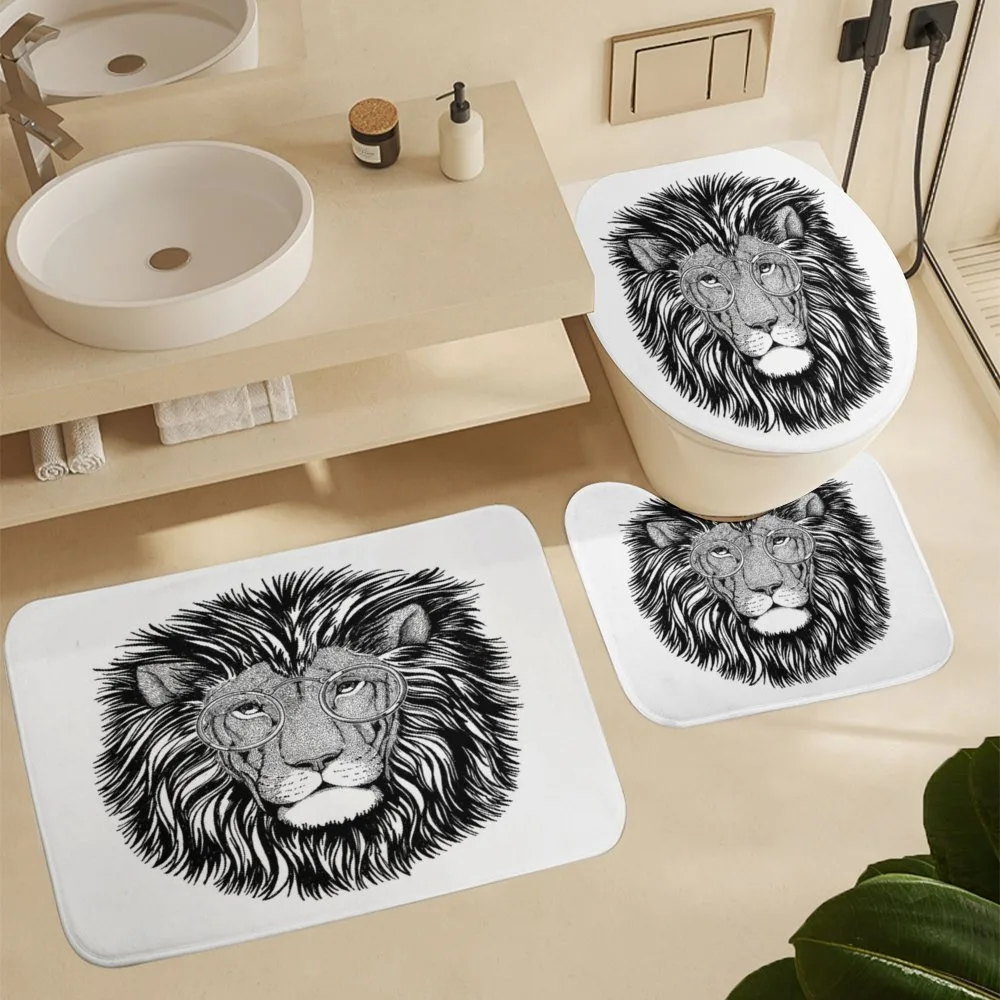 Wild Hipster Lion Glasses — Detail 5