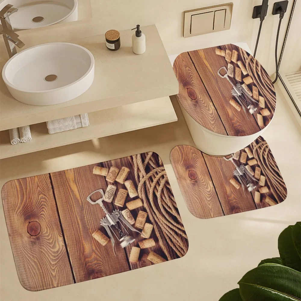 Wooden Table Wine Corks — Detail 5