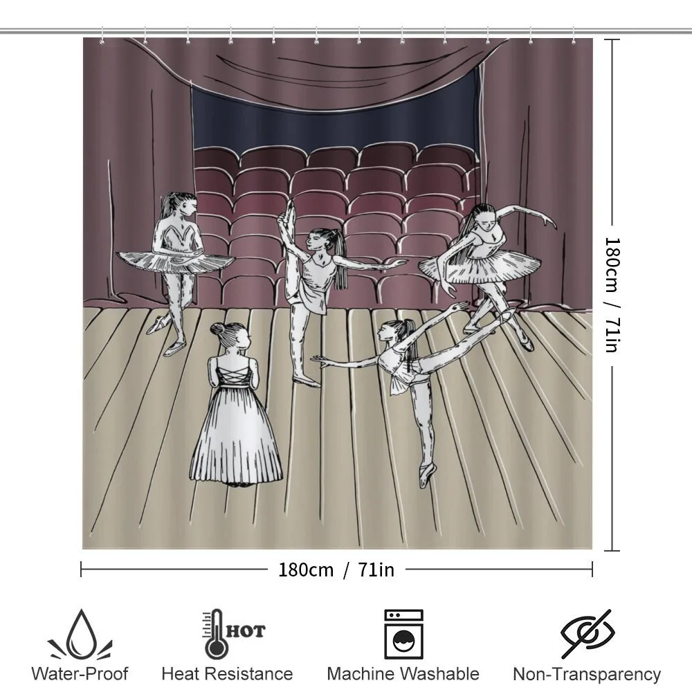 Ballerinas Stage Sketch — Detail 2