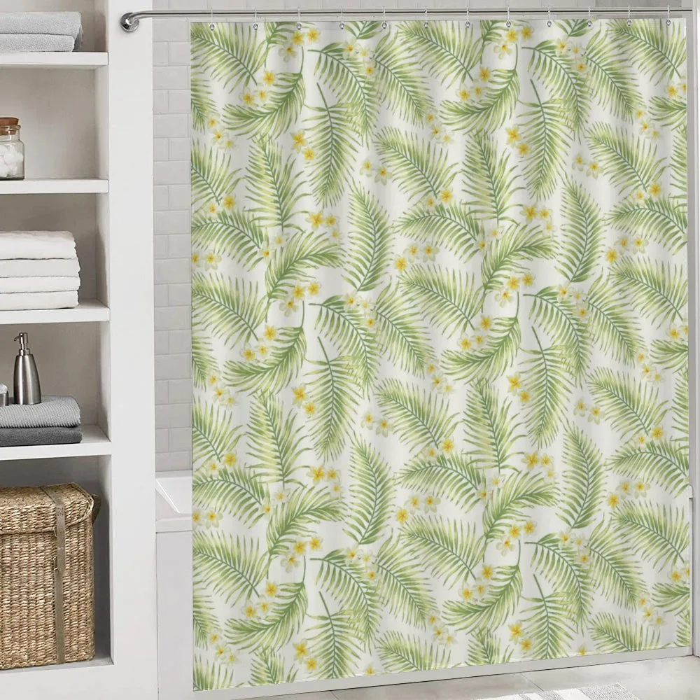 Botanical Plumeria Palm Leaves — Detail 4