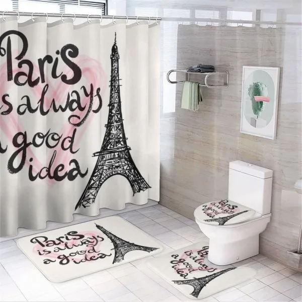 Europe Dream Tour on a shower curtain