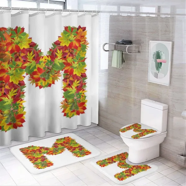 Fall Elements Capital on a shower curtain