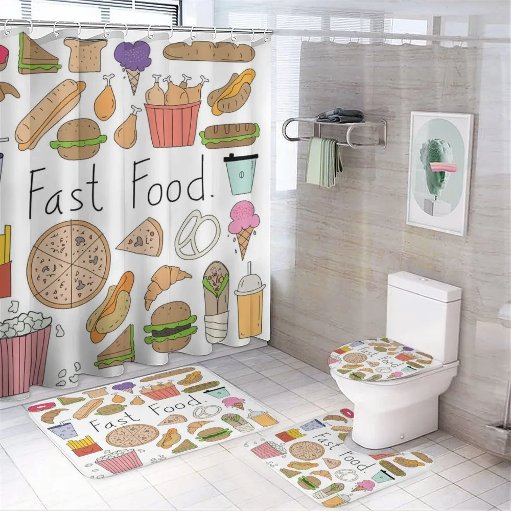 Fast Food Lettering Doodle — Your design