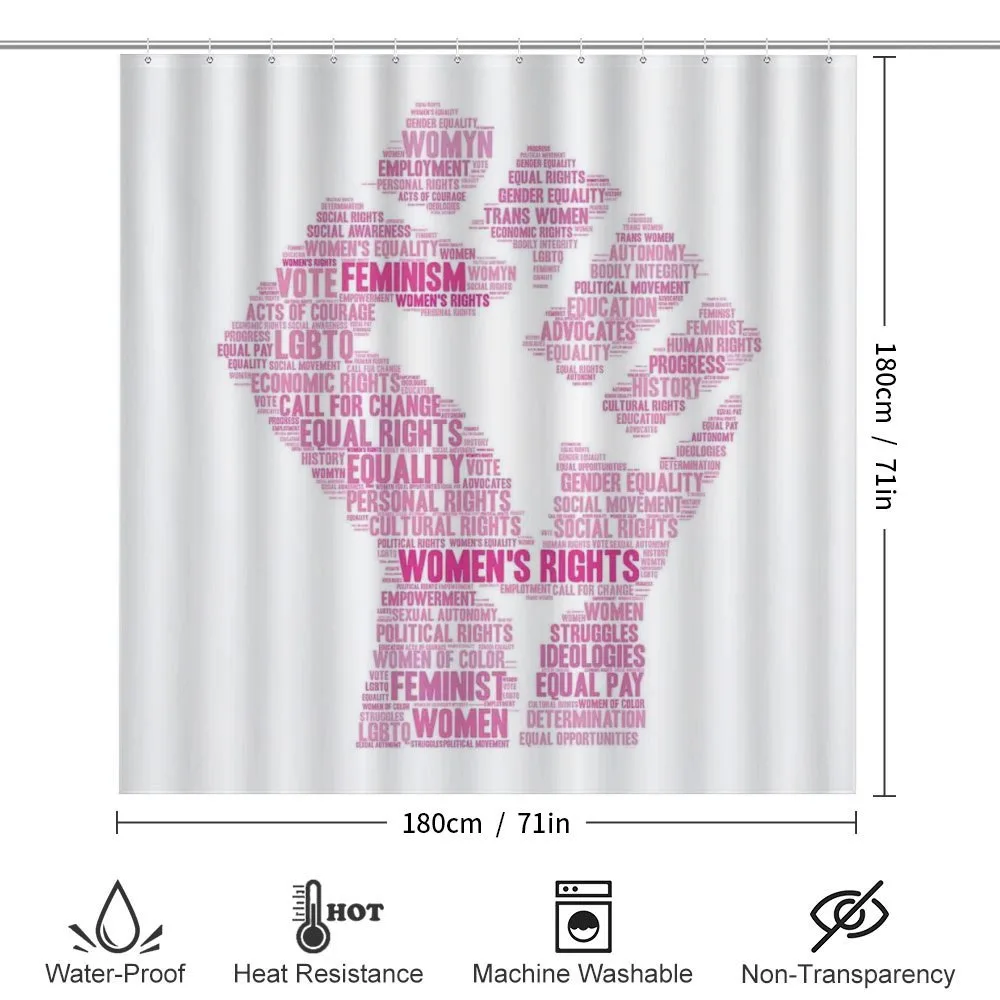 Lgbt Female Fist Print — Detail 2