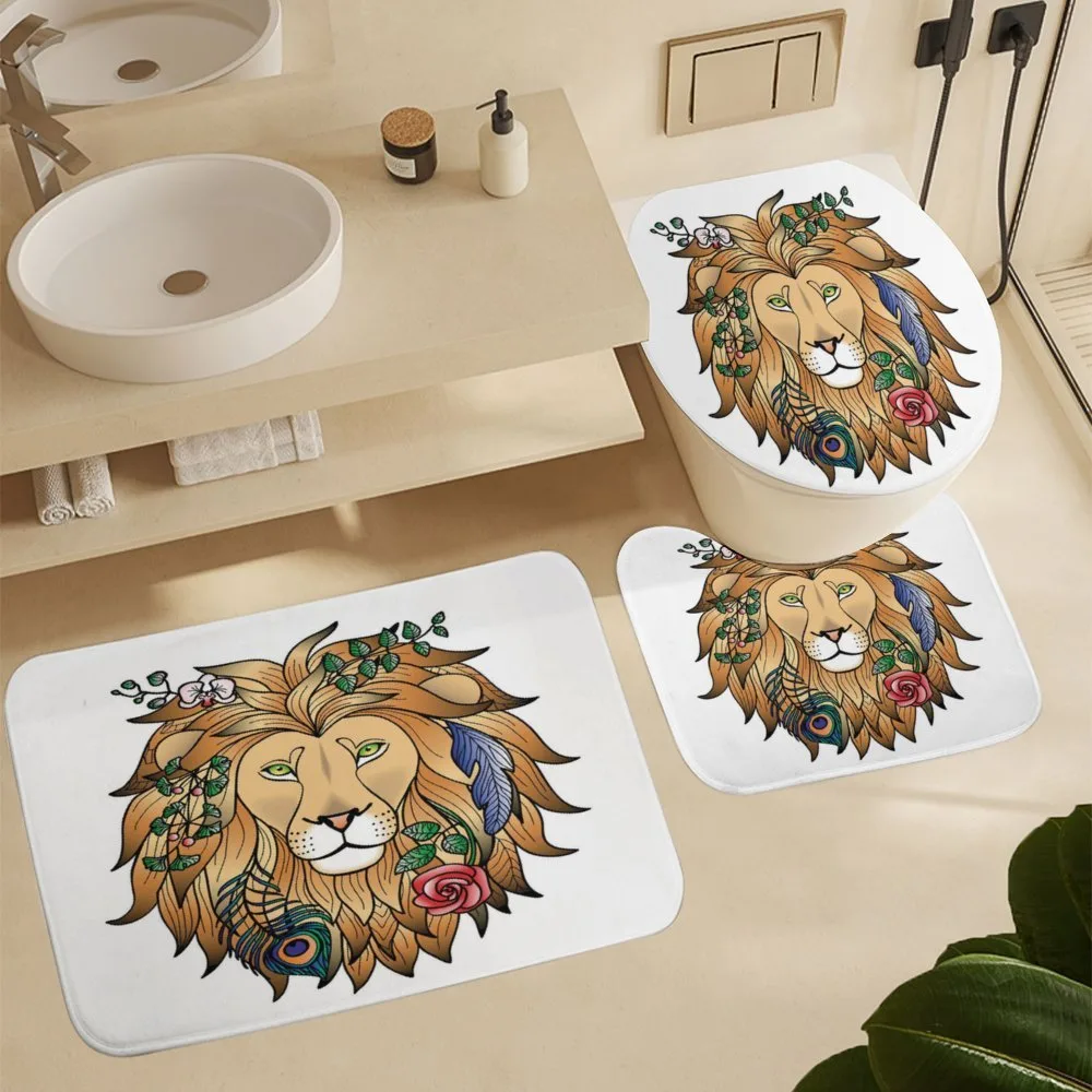 Lion with Flower — Detail 5